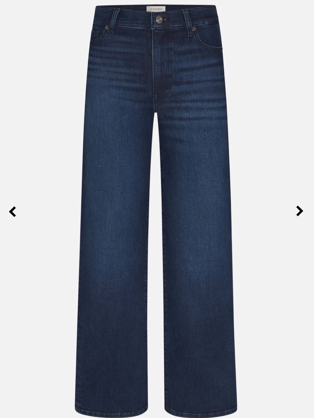 Frame Denim Le Slim Palazzo High Rise Wide Leg Jeans in Beaumont NWT, 25x30